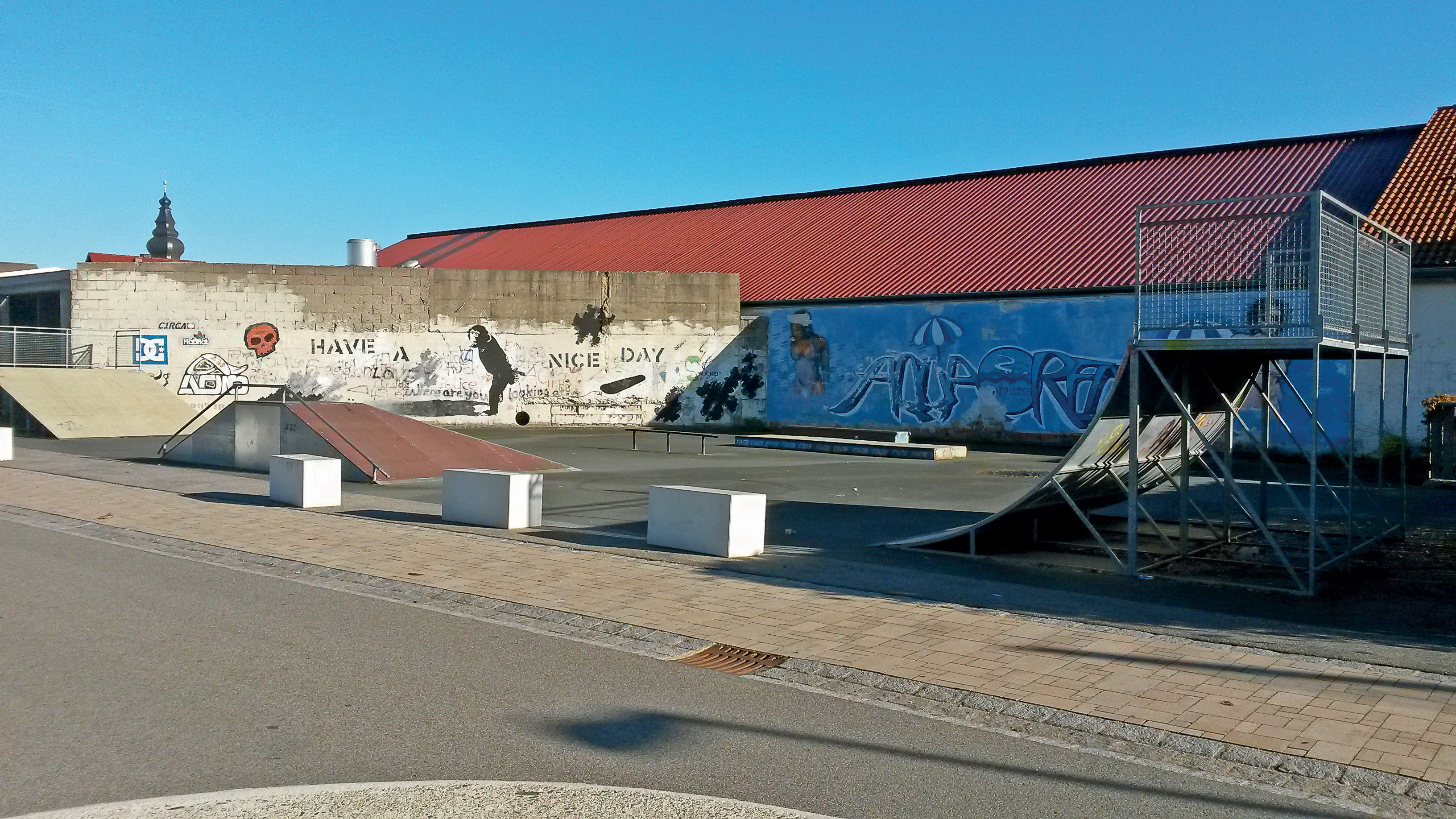 Skaterplatz in der Bahnhofstraße